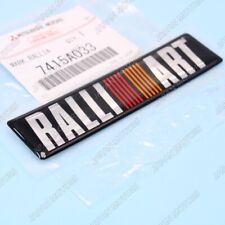 Genuine OEM Mitsubishi Lancer Plastic Emblem Nameplate RALLIART 7415A033 picture