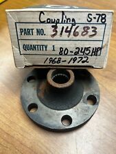 NOS OEM OMC Driveshaft Coupling 314683 80-245HP 1968-1972 picture