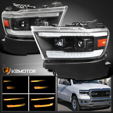 Fits 2019-2023 Dodge Ram 1500 Switchback LED Sequential Projector Headlights picture
