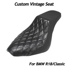 Custom Vintage Seat For BMW R18/Classic One Piece Seat Rider Passenger Pillion picture