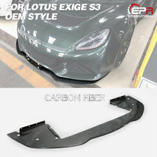 For Lotus Exige S3 Carbon Fiber OEM Front Bumper Splitter Lip Addon Kits picture