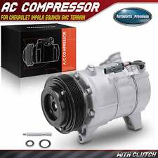 AC Compressor with Clutch for Chevrolet Impala Equinox GMC Terrain XTS LaCrosse picture