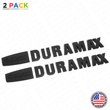 2x OEM Black Allison Transmission Duramax Hood Logo Emblem Badge Truck Sport picture
