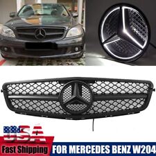 AMG Style Grille Grill For Mercedes Benz C-Class W204 C350 C300 C250 2008-2014 picture