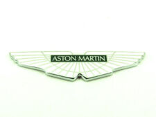 Genuine New ASTON MARTIN WINGS GREEN BADGE Logo Emblem 140mm picture