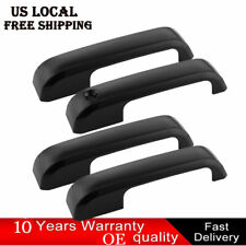 4X Door Handle Outside Exterior Black For 2021 2022 Ford F-350 F-450 Super Duty picture