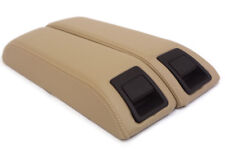 Fits 11-15 Lincoln MKX Synthetic Leather Armrest Center Console Lid Cover Beige picture