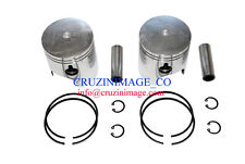 SUZUKI T500 GT500 70mm STANDARD SIZE PISTONS SET 2PISTONS INCLUDED 10-T500PS picture