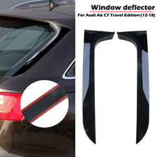Black Rear Window Spoiler Side Wing Cover For 2012-2018 Audi A6 C7 Allroad Avant picture