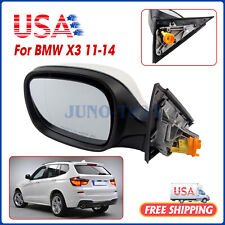 NEW Fits BMW X3 2011 2012 2013 2014 WHITE LEFT DRIVER SIDE MIRROR US picture