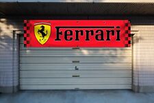 Ferrari 2x8 Ft Banner Flag Racing Italy Car Man Cave Garage Workshop Wall Decor picture