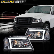Fit For 04-08 Ford F-150/Lincoln Mark LT Smoke LED DRL Projector Headlights  picture