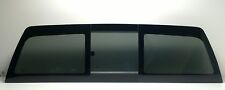 Fits 2007-2013 GMC Sierra Rear Window  Back Glass (Manual Slider) NonHeat picture