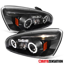 Fit 2004 2005 2006 2007 Chevy Malibu Black LED Halo Projector Headlights Lamps picture