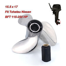 3 X 15.5 X 17 RH SS Propeller For TOHATSU NISSAN BFT 115-250 HP Outboard Engine picture