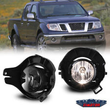 Fog Lights For 2005-2009 Nissan Frontier Painted Smoke Glass Bumper Lamps Pair picture