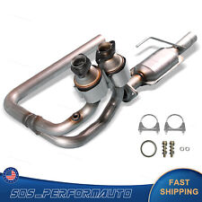 Fit 2004-2006 Jeep Wrangler 4.0L Catalytic Converter Exhaust Y-Pipe Kit picture