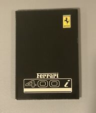 Ferrari 400i Owners Manual (176/79); Original  picture