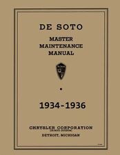 1934 1935 1936 Desoto Shop Service Repair Manual picture