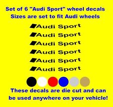 Audi Sport Wheel Decal Sticker Vinyl Brake Heat Resistant Many Colors picture