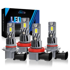 2Pcs H11 9005 HB3 LED Headlight Bulb Combo High Low Beam 6000K Wireless Lamp picture
