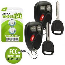 2 Replacement For 2001 2002 Chevrolet Suburban Key + Fob Remote picture