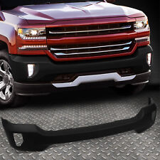 For 16-19 Chevy Silverado 1500/LD Black Front Bumper Face Bar w/ Fog Light Holes picture