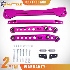Purple Rear Lower Control Arm Subframe Brace Tie Bar For 96-00 Honda Civic CX DX picture