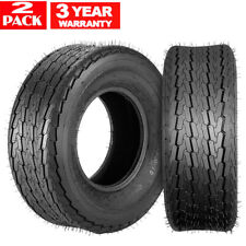 New 20.5X8.0-10 20.5x8x10 10PR Trailer Tires, Load Range E, Heavy Duty Set of 2  picture