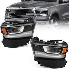 Pair Full LED Projector Headlight headlamp Fit 2019 20 2021 2022 Dodge RAM 1500 picture
