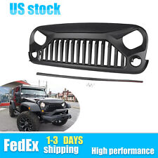 For 2007-2018 Jeep Wrangler JK New Angry Bird Black Front Grill Grille picture