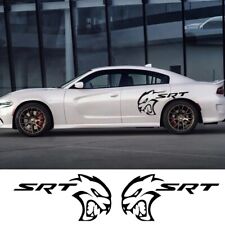 2PCS Car Stickers Srt Hellcat-Fits Dodge Challenger sxt rt srt scatpack picture