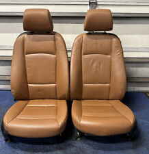 07-13 BMW E92 328i 335i Coupe Set Of Front Heated Seats OEM Saddle Brown Nice picture