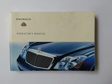 2005 MAYBACH MERCEDES BENZ OWNER'S MANUAL MAYBACH 57 MAYBACH 62 OEM. picture