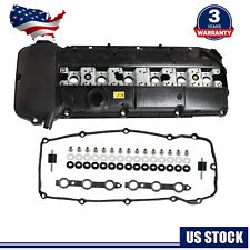 For 98-02 BMW E39 525i 528i E46 325i 330i X5 Z3 Valve Cover w/ Gasket & Bolts picture