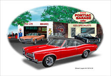 1967 Pontiac GTO Muscle Car Art Print - 6 colors picture