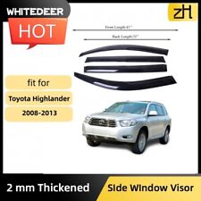 Fits for Toyota Highlander 08-13 Side Window Visor Sun Rain Deflector Guard picture