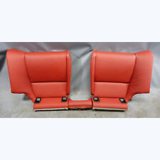 2010-2013 BMW E92 3-Series Coupe Rear Seat Bottom Pads Coral Red Leather OEM picture
