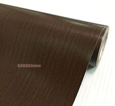 Flexible Wood Grain 3D Textured Vinyl Wrap Car House Furniture Sticker #9728 AX picture
