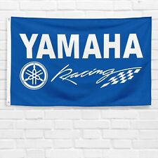 Yamaha Racing 3x5 ft Flag Logo Banner Motorcycle Bike Moto GP Garage Wall Sign picture