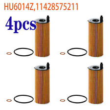 4Pack  HU 6014 Z Oil Filter for BMW X3(F25) 18d/20dX 2.0L 14-17 oe11428575211 picture