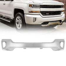 Chrome Front Bumper Face Bar for 2016-2018 Chevy Silverado 1500 w/Fog Light Hole picture