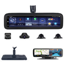 360-degree panoramic 4CH Cameras lens car dvr backup mirror dash camera with gps picture