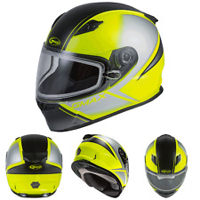 New GMAX FF-49S Full Face Snow Helmet Hail Matte Hi-Vis Black Grey All Sizes picture