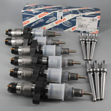 6X Diesel Injector w/ Tubes For 2003-2004 Dodge Ram Cummins 5.9L 0445120255 US picture