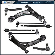 8pcs Front Lower Control Arms Sway Bars Tie Rod Ends For 2004-2009 Toyota Prius picture