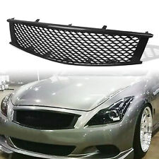 Carbon Style Front Bumper Grille For 2008-2013 2009 Infiniti G37 2014-2015 Q60 picture