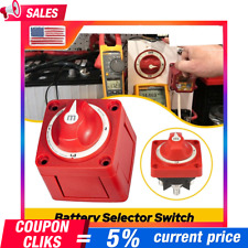 6007 M-Series Mini Dual Battery Selector Switch 4 Position Marine Boat picture