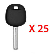 25 New Uncut Transponder key Replacement for Lexus 4D68 Chip TOY50-PT Medium picture