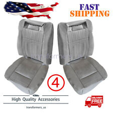 For 1994-1996 Chevy Impala SS Front Both Side Leather Seat Cover Med Gray 143 picture